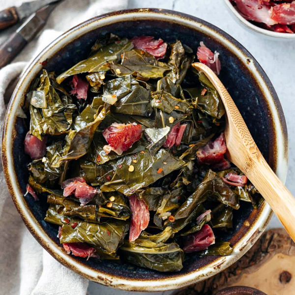 USA Slow-Cooked Collard Greens